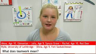 #AskanAthlete 18 - Ringette Alberta - Alexa, Julia, Rachel, Rylie, Olivia