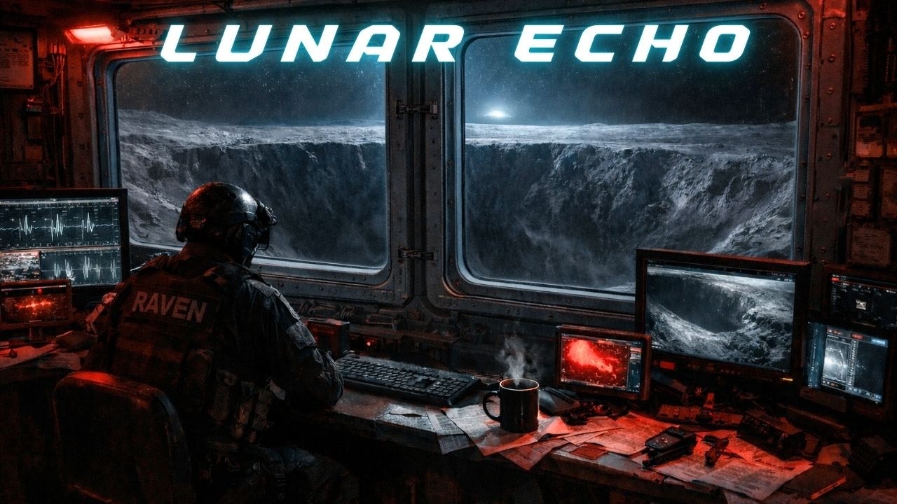 Lunar Echo: Ethereal Synths, Dark Sci Fi Atmosphere