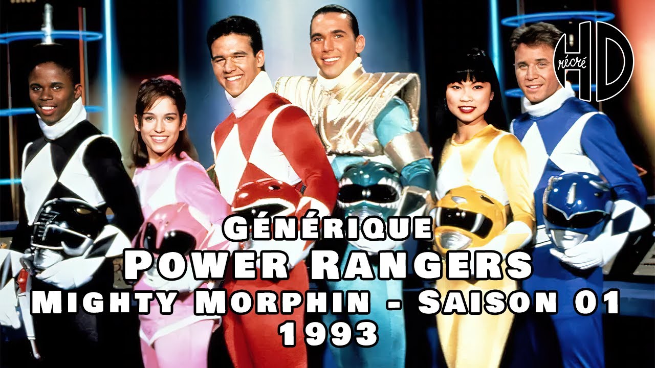 Générique de Power Rangers (Mighty Morphin) - Saison 01 - 1993 - HD