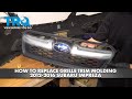 PIT66 Front Bumper Grill Grille W/Moulding Trim Set Compatible With Subaru Impreza 2012 2016 Crosstrek 2016 2017 91122fj040 Su1200163