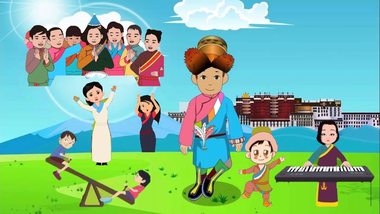 Tibetan Nursery Rhymes Collection For Tibetan Kids. All in One