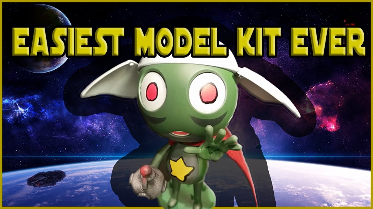 Easiest Model Kit Ever? Dark Sgt. Frog Model Kit Review