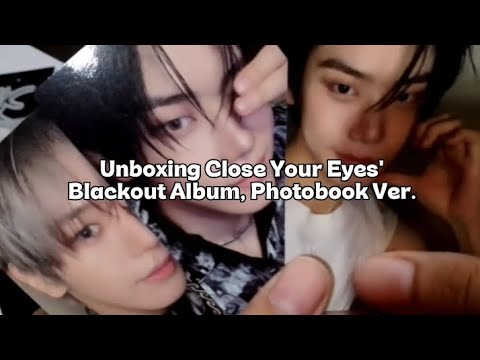 Unboxing Close Your Eyes Album (ASMR)! | All Ley's Poetry