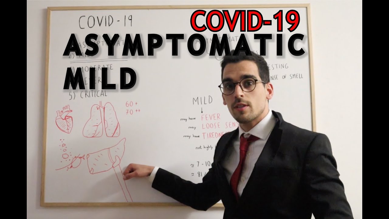 Coronavirus what does asymptomatic and mild COVID19 mean? YouTube