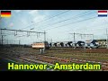 Trains in Europe. Hanover - Amsterdam (Deutsche Bahn). Поездка из Германии в Нидерланды на поезде.