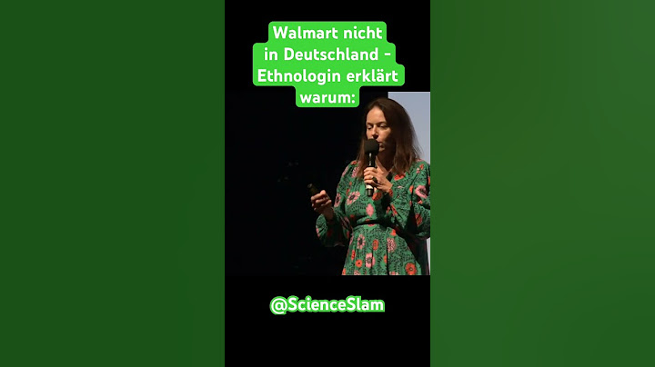 Warum war Walmart in Deutschland nicht erfolgreich? #scienceslam #wisskomm #ethnologie