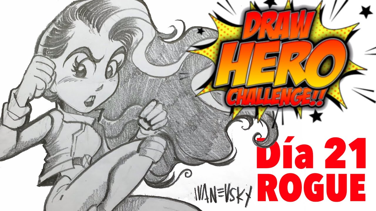 COMO DIBUJAR a ROGUE xmen