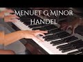 Menuet in g minor  handel  arr willhelm kempff 