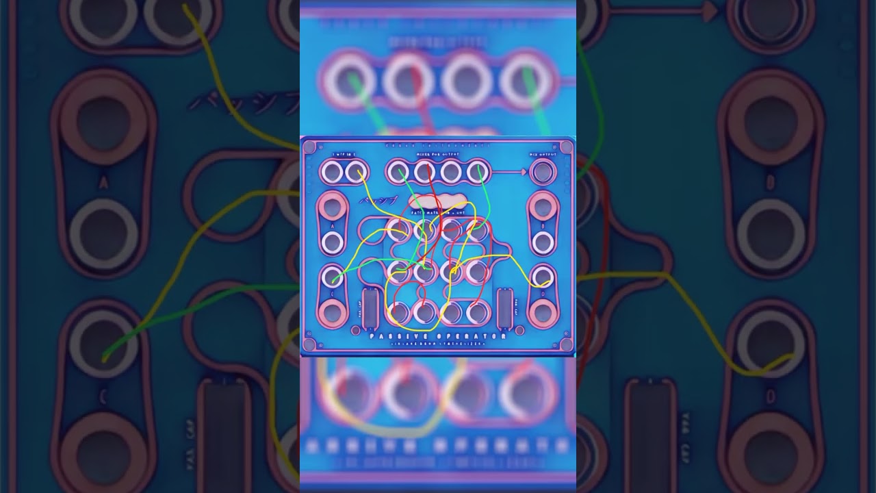 Richard Devine   thank you for a great video  of passive operator experimental drum synthesizer .