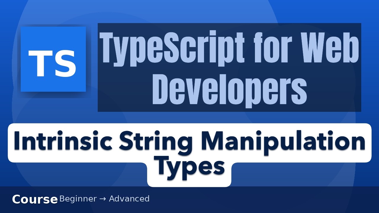 Встроенные типы данных для манипулирования строками в TypeScript