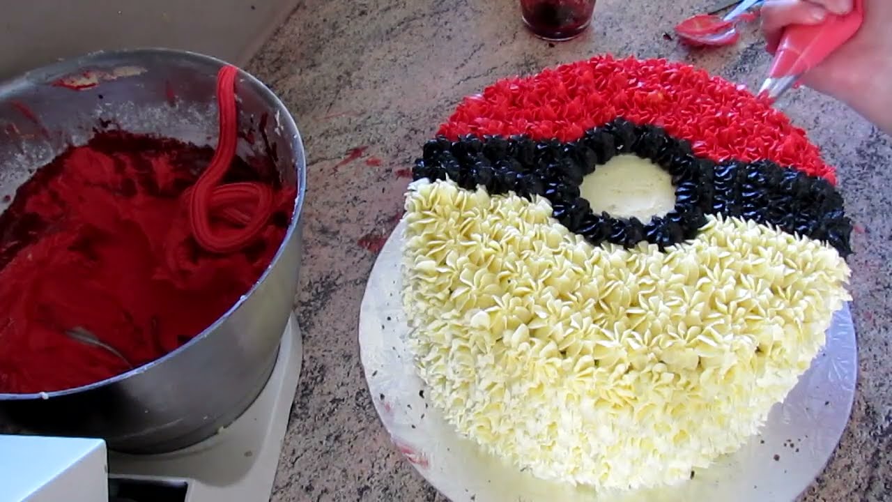 Super fun & delicious Pokemon birthday cake home made.