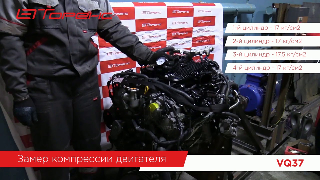Замер компрессии на двигателе VQ37 Infiniti |Контрактные автозапчасти ...