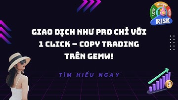 Tôi để trader chuyên nghiệp trade thay mình trên GemW – Kết quả thật bất ngờ