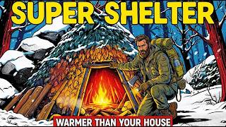 I Built a 56°F Shelter in -8°F Without a Sleeping Bag (Ancient Physics Hack)