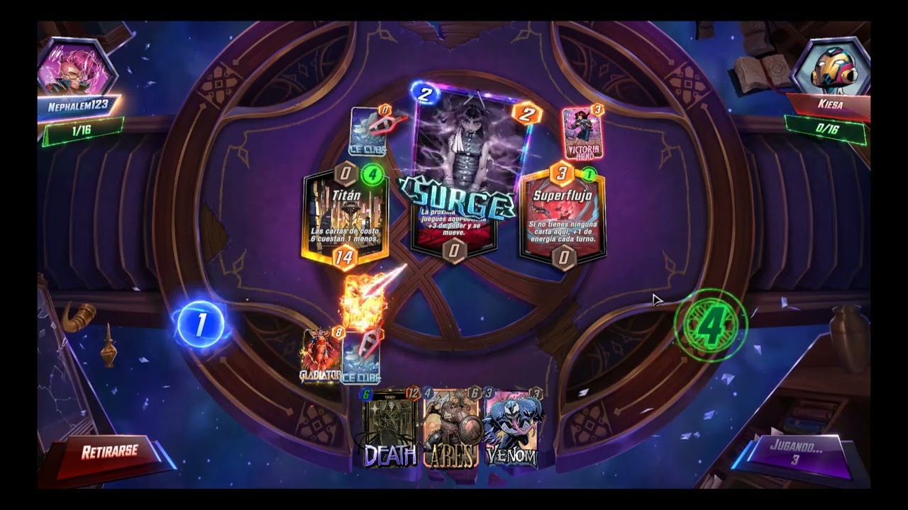 Marvel Snap - Modo Duelo del Sanctum - Mazo Mill Misery.