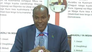 NEC yatangaza ratiba ya uteuzi wa nafasi ya rais, wabunge, madiwani