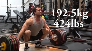 192.5kg/424lbs Snatch Attempt - Training with Gabriel in Ireland