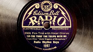 Radio Rhythm Boys - Tiptoe Through the Tulips with Me (1929)