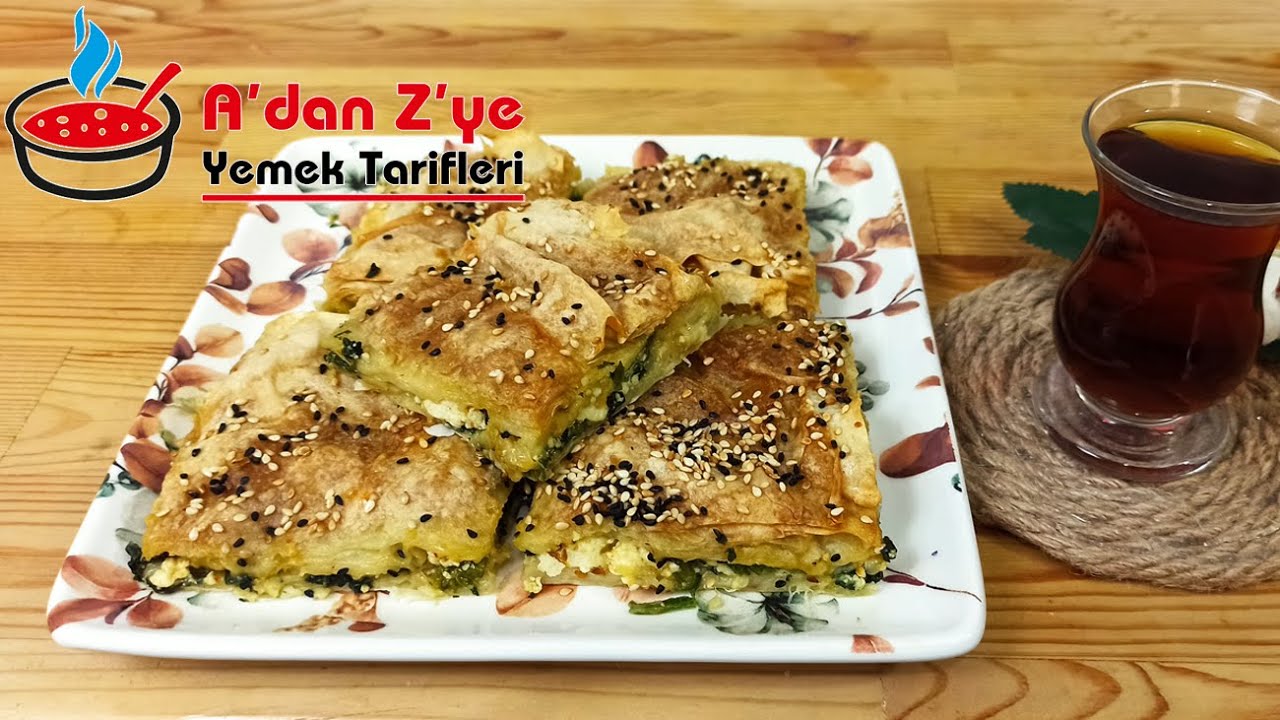 Ispanaklı Tepsi Böreği Tarifi | A'dan Z'ye Yemek Tarifleri