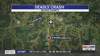 Man dies after being thrown from an SUV during a multi-vehicle crash in Wilkes County, troopers say