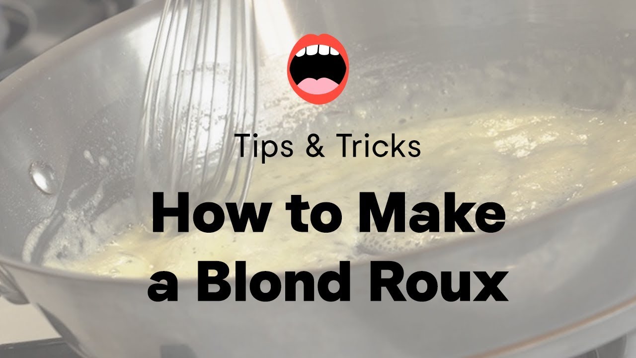 How To Make A Blond Roux Chef Daniel Holzman Project Foodie YouTube