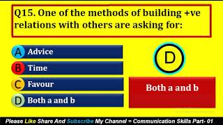 Communication Skills Multiple Choice Questions with Answers | Communication Skills MCQ screenshot 3