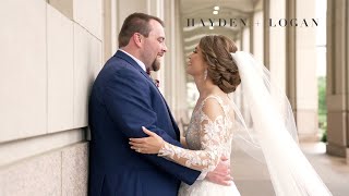 TIME TO BREAK OUT | LOGAN + HAYDEN | UNION STATION INDIANAPOLIS WEDDING