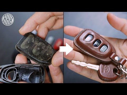 I finally made a <strong>smart</strong> key fob case for my  dad&amp;#39;s 14 year old <strong>car</strong> / Hyundai