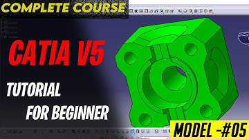 CATIA V5 TUTORIALS FOR BEGINNERS [COMPLETE COURSE] ll CATIA PRACTICE MODEL 06 II AUTOMOTIVE DESIGN