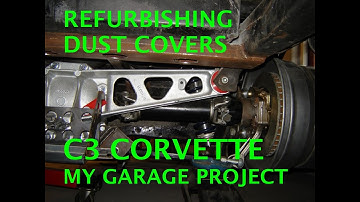 My Garage Project 1980 C3 Corvette - Dust Shields - Refurbishing rear trailing arm dust shields