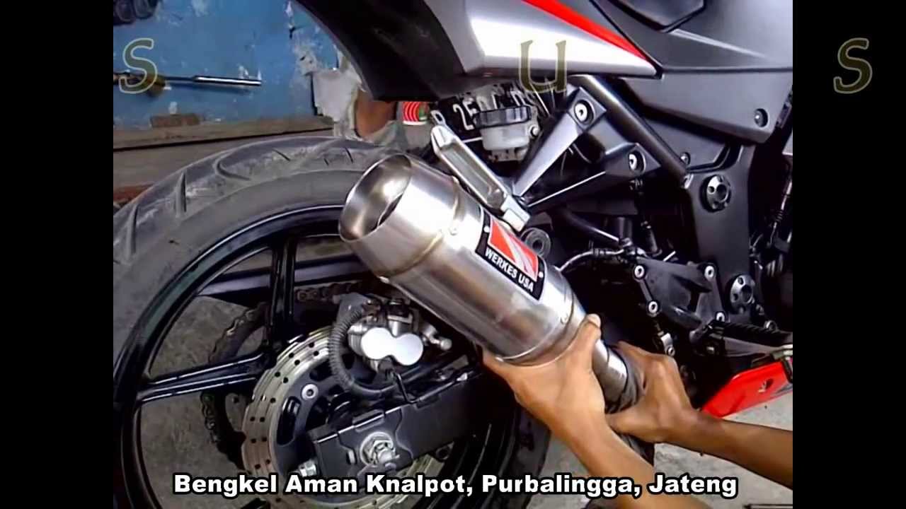 Knalpot Ninja 250 Fi WERKES USA Custom YouTube