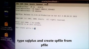 How to create a database in Linux Redhat Oracle 11g