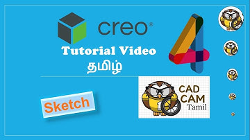 Creo 4.0 |Tamil Tutorials 4 | Sketch