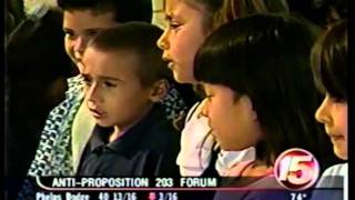 Bilingual Education Arizona #28 - News, KNXV/Phoenix, October 23, 2000