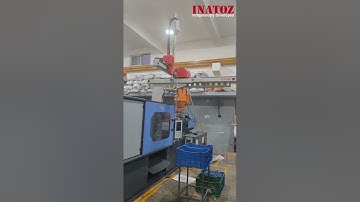 Pick and place Robot for an injection molding machine.Servo axis robot by INATOZ India