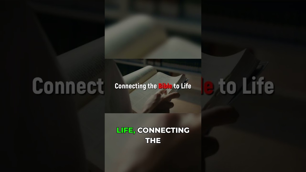The True Meaning of Bible Study: Connecting with Life