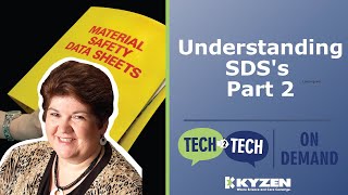 Understanding SDS's - Part 2 - Tech 2 Tech On Demand