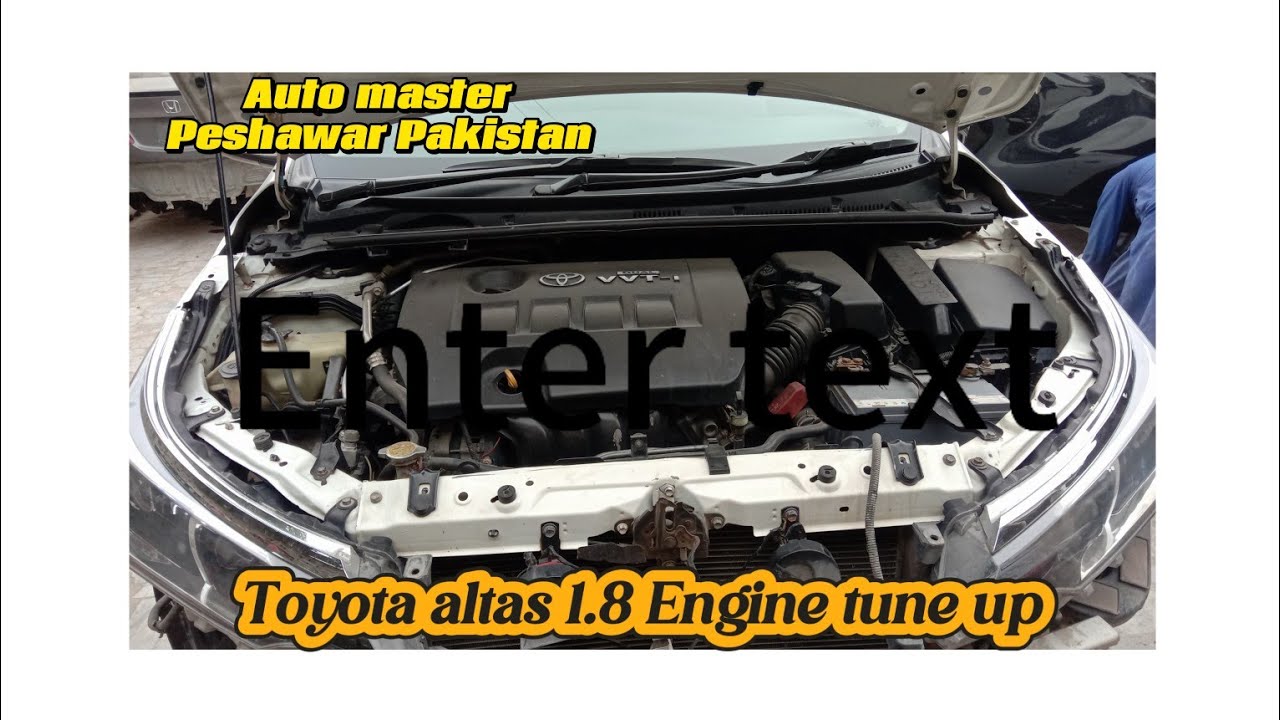 Toyota altas 1.8 Engine tune up - YouTube