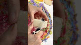 Soap cubes. Asmr soap cutting. Satisfying video  #soap #asmrsoap #асмрsoap