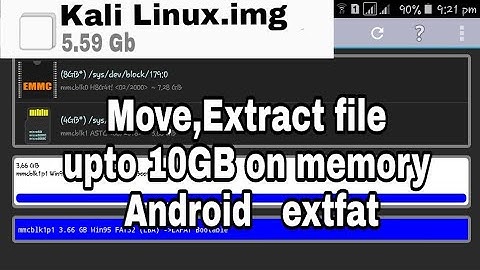 How to move,copy etc large file than 20GB on external sd extract file large than 4GB  (Root,Android)