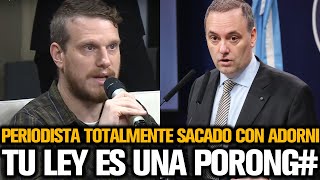 MANUEL ADORNI | EN VIVO CONFERENCIA DE PRENSA VOCERO DE JAVIER MILEI