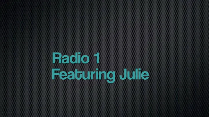 Julie Byers On Radio One