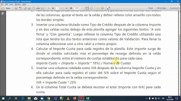 Ejercicio práctico 3 de Microsoft Excel