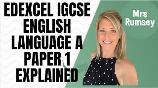 Edexcel IGCSE English Language A Paper 1 Overview