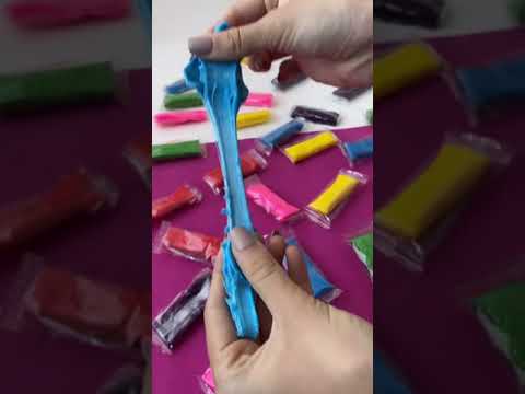 Massa de Modelar Chiclete 6 Cores - Acrilex | #shorts #papelaria #brinquedo