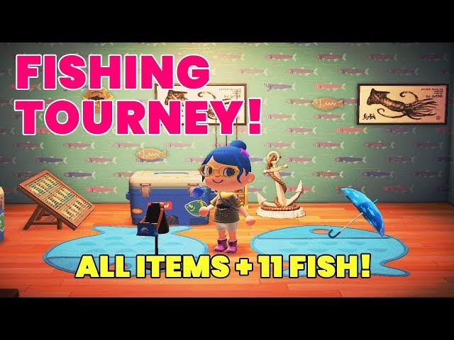 Animal Crossing New Horizons C.J .Fishing Tourney: Rules, Awards, Tips and  Trophies - YouTube
