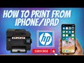 How To Print from iPhone With HP Printer | HP Printer iPhone Setup | HP Printer Setup | DSK