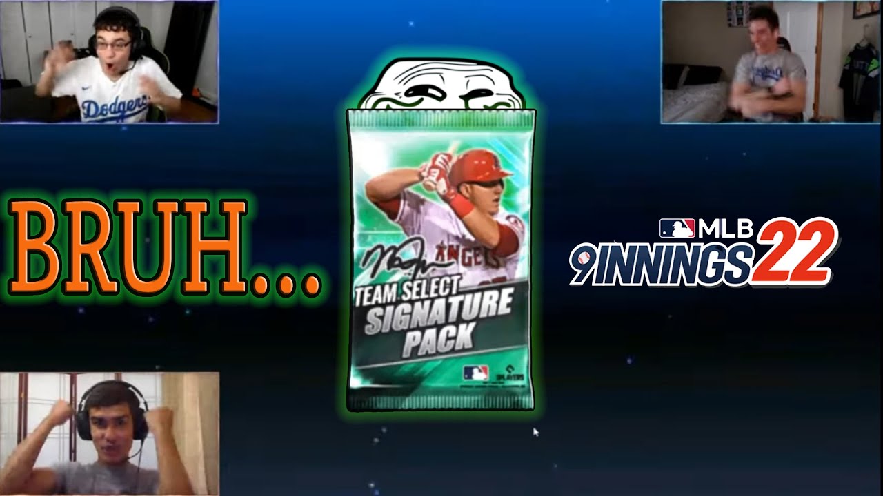 MLB 9 Innings 22 - TEAM SELECT SIGNATURE PACK WITH JAYFISH AND AK'S!!! NEW TEAM!!! MASSIVE TROLL!!!