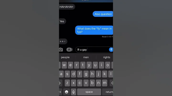What does fy mean in fyp? The ending💀 (Texting prank)🤣🤣 #prank #hilarious