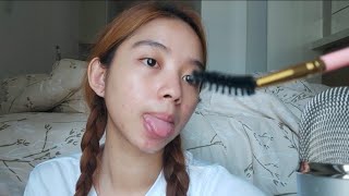 ASMR spoolie nibbling & mouth sounds ❤